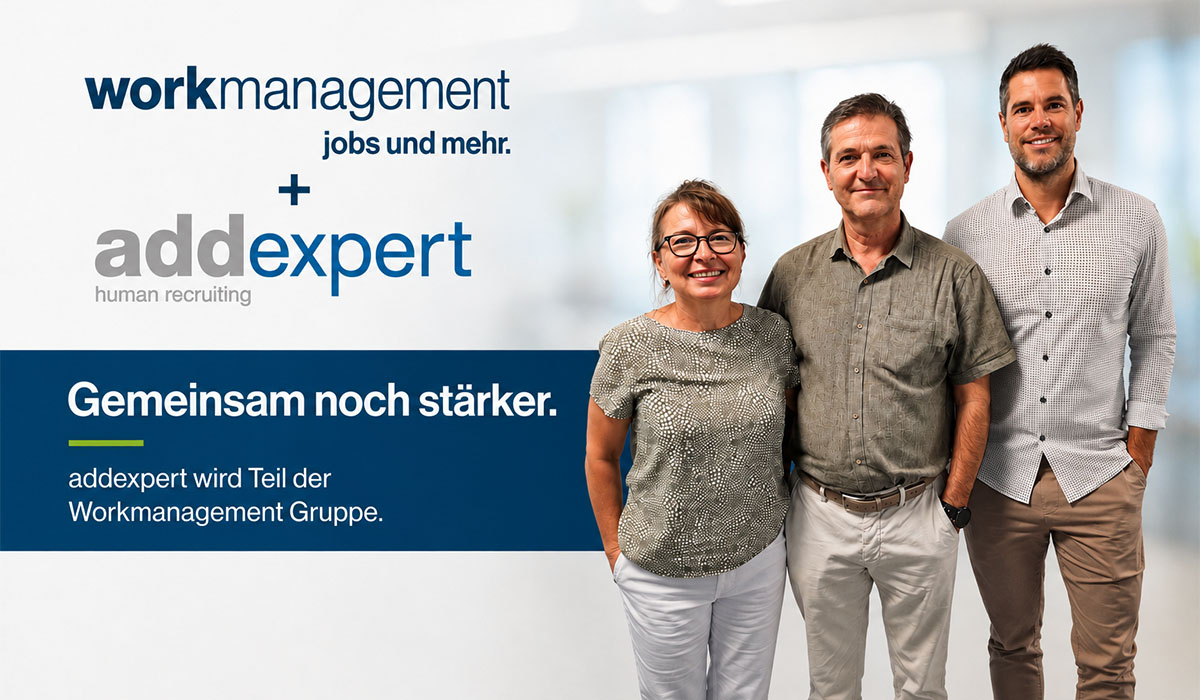 addexpert wird Teil der Workmanagement Gruppe