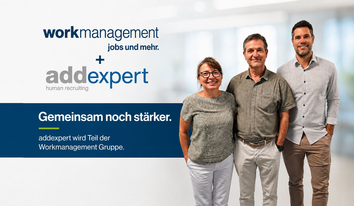 addexpert wird Teil der Workmanagement Gruppe