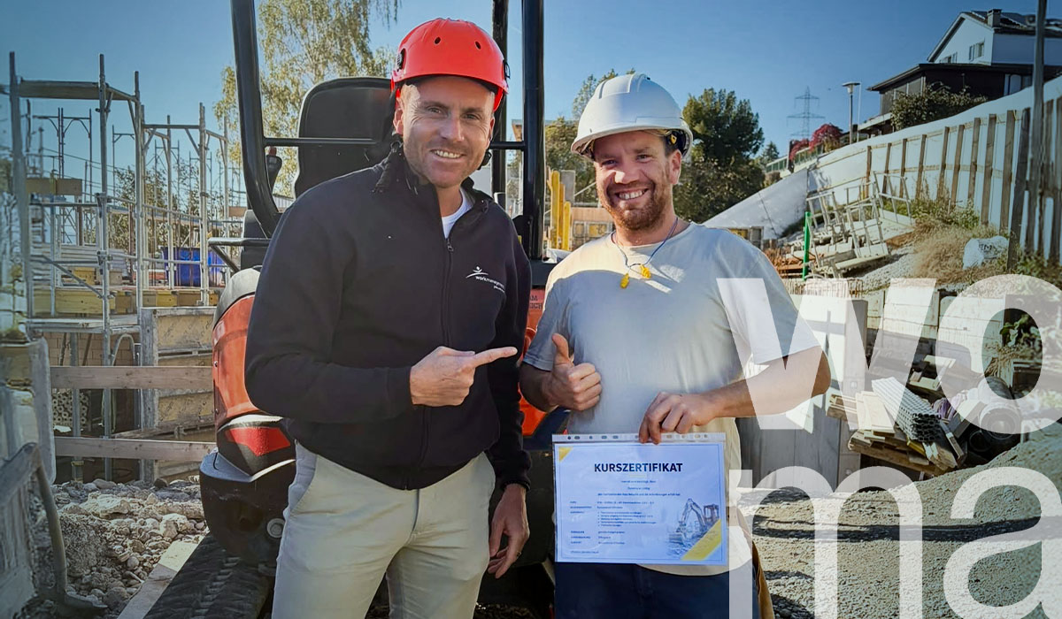 Temporärmitarbeiter von Workmanagement Glarus mit Diplom der Maschinistenausbildung M1