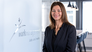 Portrait von Natascha Ebster aus der Workmanagement-Filiale Sargans